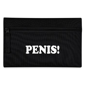 Penis - Federtasche - Schwarz - Vorne