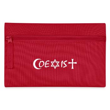 coexist - Pencil Case - red - Front