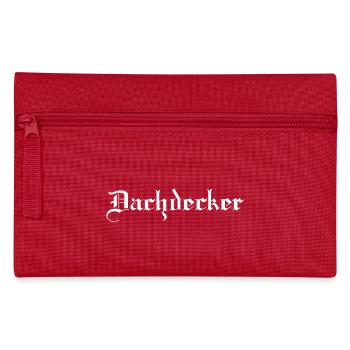 Der Dachdecker - Federtasche - Rot - Vorne