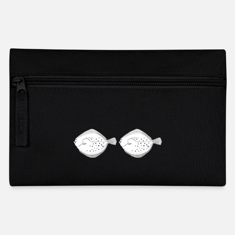 Smooth pan mug - Pencil Case - black