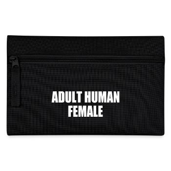 Adult human female - Pencil Case - black - Front