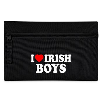 I love irish boys - Pencil Case - black - Front