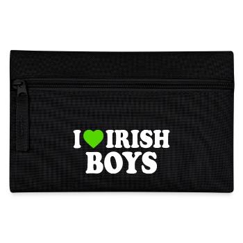 I love irish boys - Pencil Case - black - Front