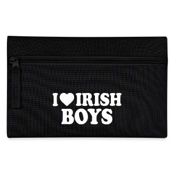 I love irish boys - Pencil Case - black - Front