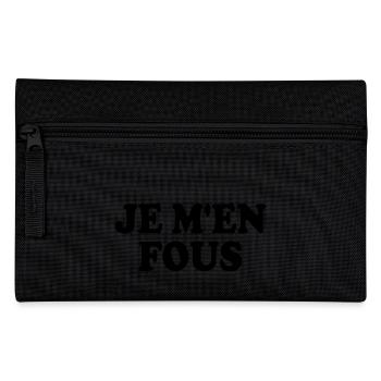 je men fou - Federtasche - Schwarz - Vorne