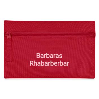 barbaras rhabarberbar - Federtasche - Rot - Vorne