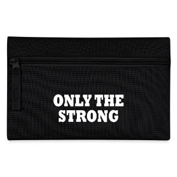 only the strong - Federtasche - Schwarz - Vorne