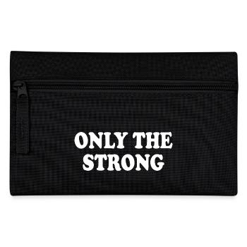 only the strong - Federtasche - Schwarz - Vorne