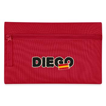 Diego spanische Flagge Spanien - Federtasche - Rot - Vorne