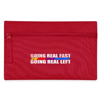 Motif à rayures de course pour les amateurs de vitesse - Trousse - rouge - Devant