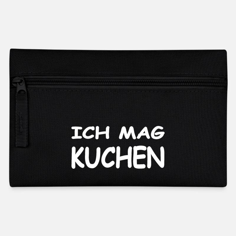 Kuchen - Federtasche - Schwarz