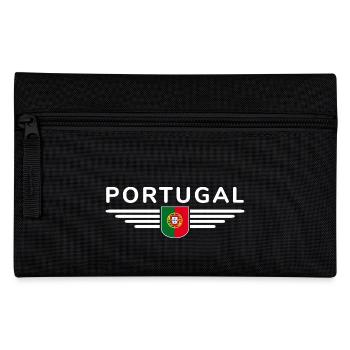 I Love Portugal, conception de tenue de t-shirt - Trousse - noir - Devant