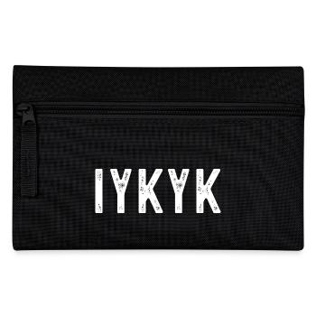 IYKYK Wenn du weißt, dass du lustig bist - Federtasche - Schwarz - Vorne