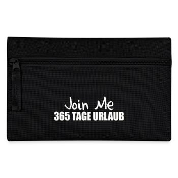365 TAGE URLAUB - Federtasche - Schwarz - Vorne