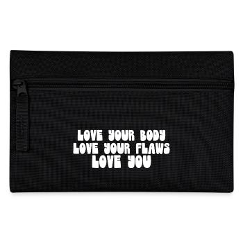 Love Your Body - Pencil Case - black - Front