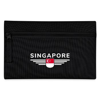 Singapour Fan Outfit Design T Shirt - Trousse - noir - Devant