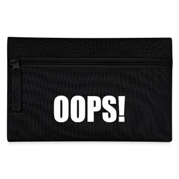 Oops - Federtasche - Schwarz - Vorne