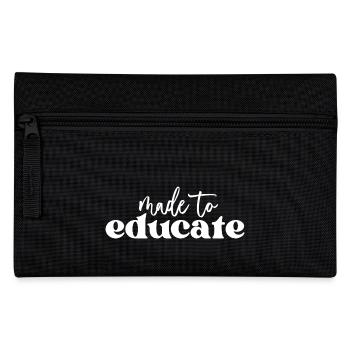 Made to Educate - Pencil Case - black - Front