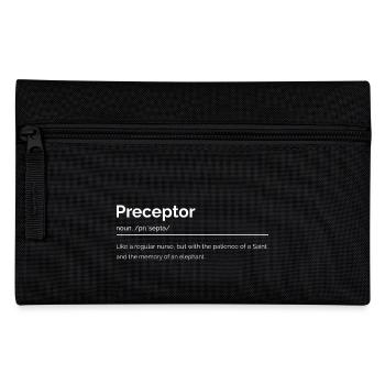 Definition: Preceptor Nurse - Pencil Case - black - Front