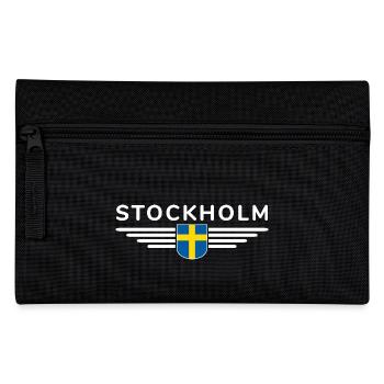 Stockholm T-Shirt for Fans and Travelers - Pencil Case - black - Front