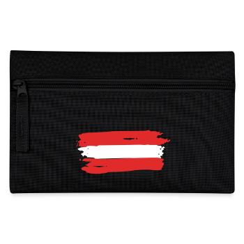 Austria Flag - Pencil Case - black - Front