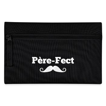 Geschenkidee für einen vaterfektiven Vater - Federtasche - Schwarz - Vorne
