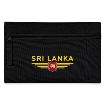 Sri Lanka Design – Experience Island Magic - Pencil Case - black - Front