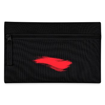 Brushstroke Line Red - Pencil Case - black - Front