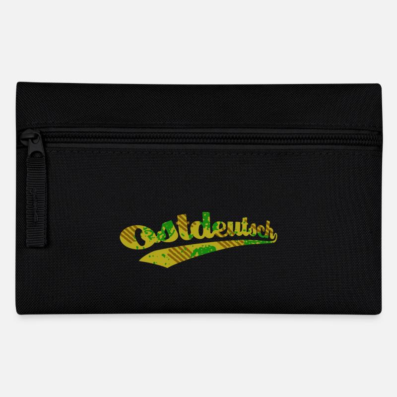Ostdeutsch Camo Logo - Federtasche - Schwarz