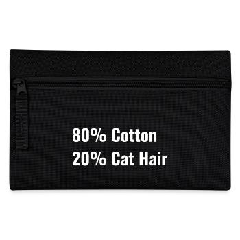 Cat Hair on Clothes of Cotton - Katzenhaare - Federtasche - Schwarz - Vorne
