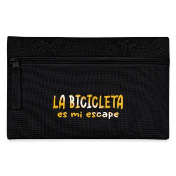 Bicycle bicycles bicycle cyclist bike biker mtb 13 - Pencil Case - black - Front