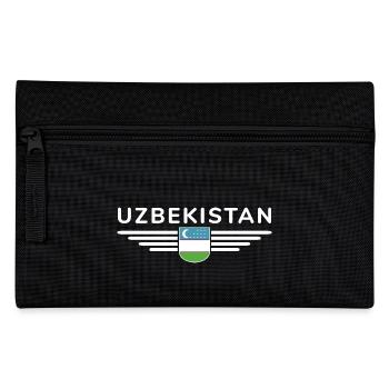 Usbekistan T-Shirt – Stolz und Kultur - Federtasche - Schwarz - Vorne
