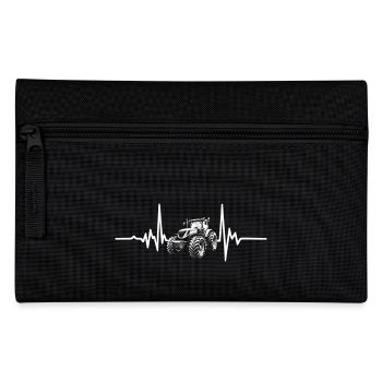 Heartbeat - Farmer Tractor - Pencil Case - black - Front