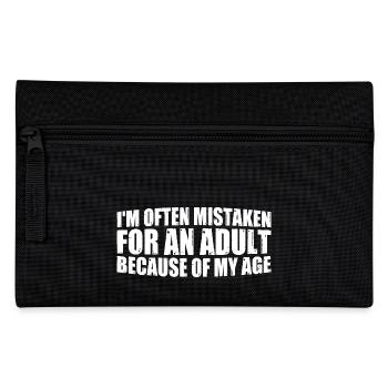 I'm Often Mistaken For An Adult Because Of My Age4 - Federtasche - Schwarz - Vorne