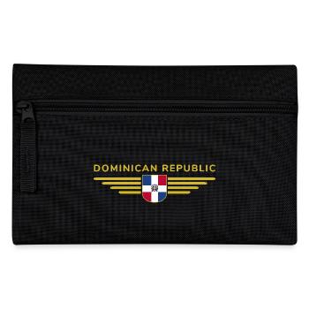 République dominicaine T-Shirt Design - Trousse - noir - Devant