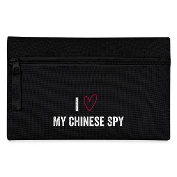I Love My Chinese Spy - Pencil Case - black - Front