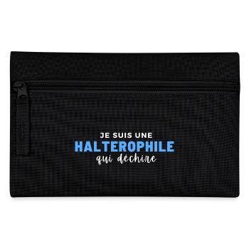 halterophile qui déchire - Trousse - noir - Devant