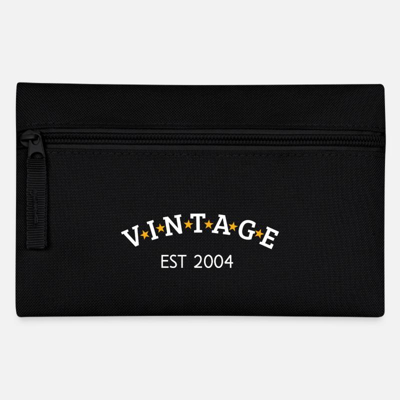 Vintage is 2004 - Pencil Case - black