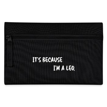 Zodiac sign Leo - Pencil Case - black - Front