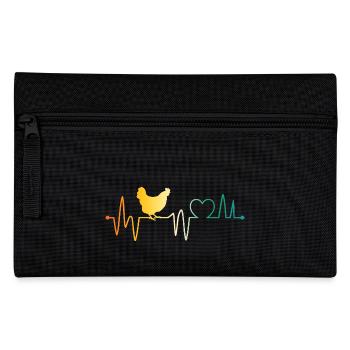 Poule battement de cœur des poules - Trousse - noir - Devant
