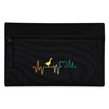 Heartbeat Goose - Pencil Case - black - Front