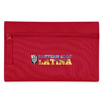 Eastern Bloc Latina Ukrainian Ukraine Gift - Pencil Case - red - Front