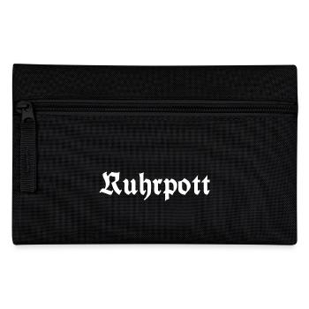 Ruhrpott - Pott - Bergbau - Kumpel - Ruhr - Shirt - Federtasche - Schwarz - Vorne