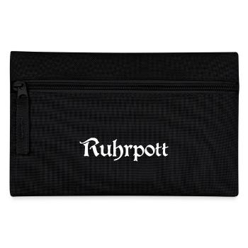 Ruhrpott - Pott - Bergbau - Kumpel - Ruhr - Shirt - Federtasche - Schwarz - Vorne