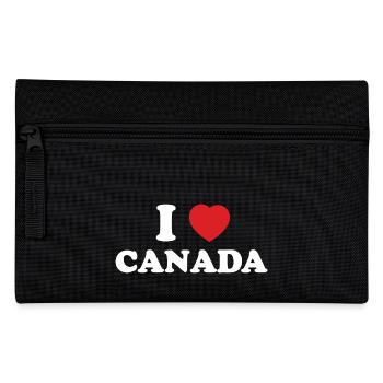 I Love (Heart) Canada - Pencil Case - black - Front