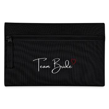 Team bridle heart red - Pencil Case - black - Front
