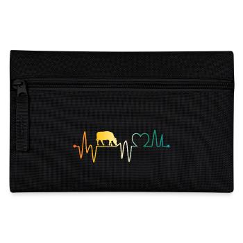 Cow Highland Cattle Cows - Pencil Case - black - Front