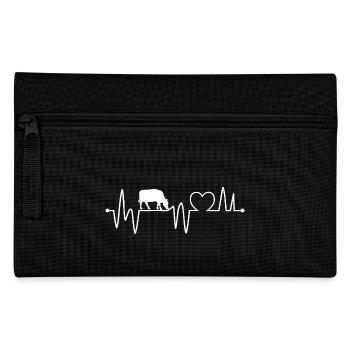 Cow Highland Cattle Cows - Pencil Case - black - Front