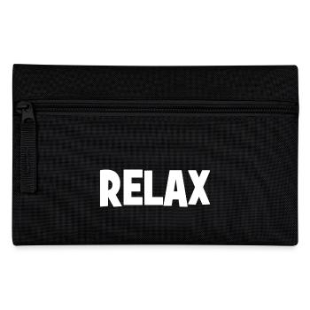 RELAX - Relax - Relax - chill - chill - Pencil Case - black - Front
