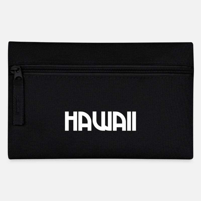 Hawaii - Honolulu - USA - America - Amerika - Federtasche - Schwarz